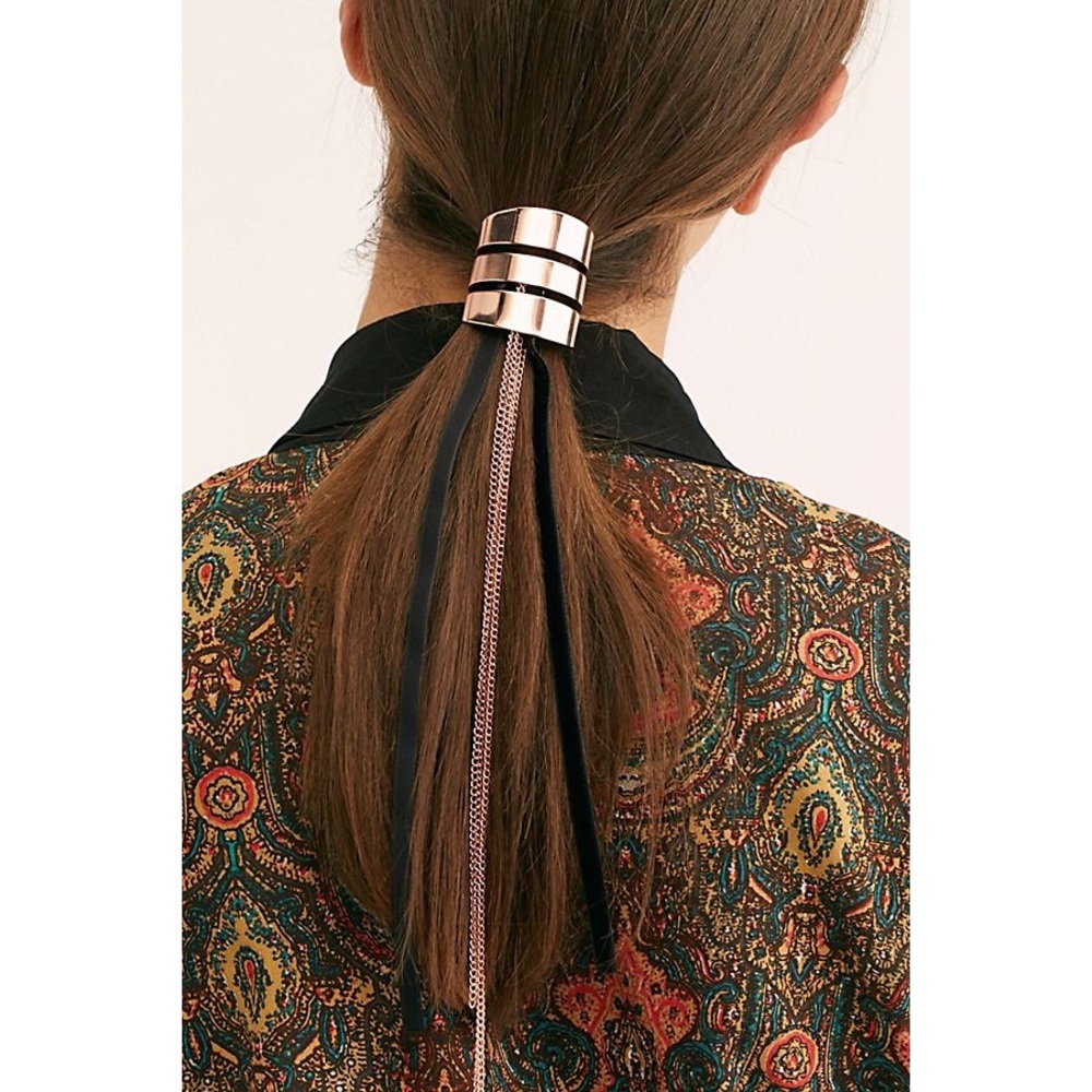 Free People Date Night Pony Cuff Gold
